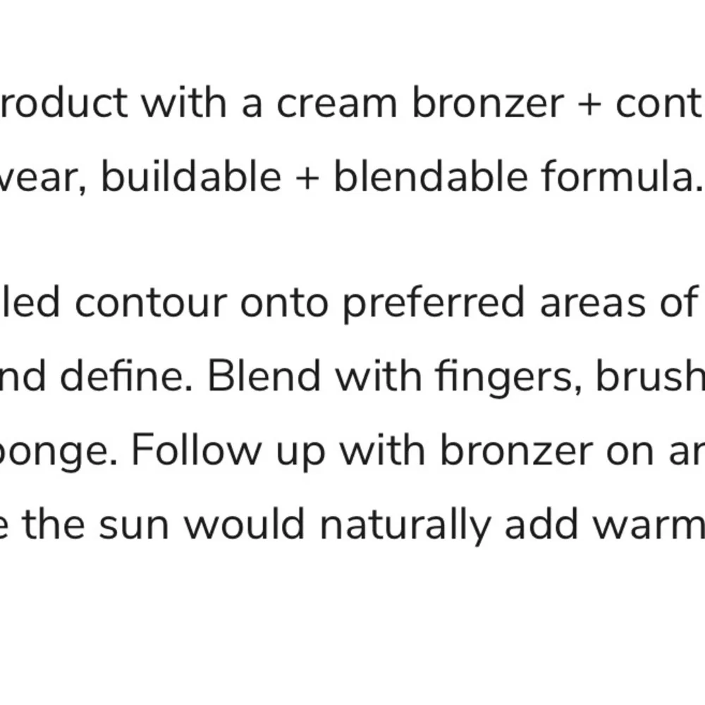 NIB Pear Nova Contour/bronzer stick